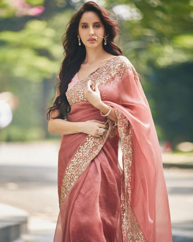 Nora Fatehi Traditional Look