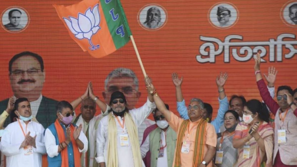 Actor Mithun Chakraborti Joins BJP at Kolkata